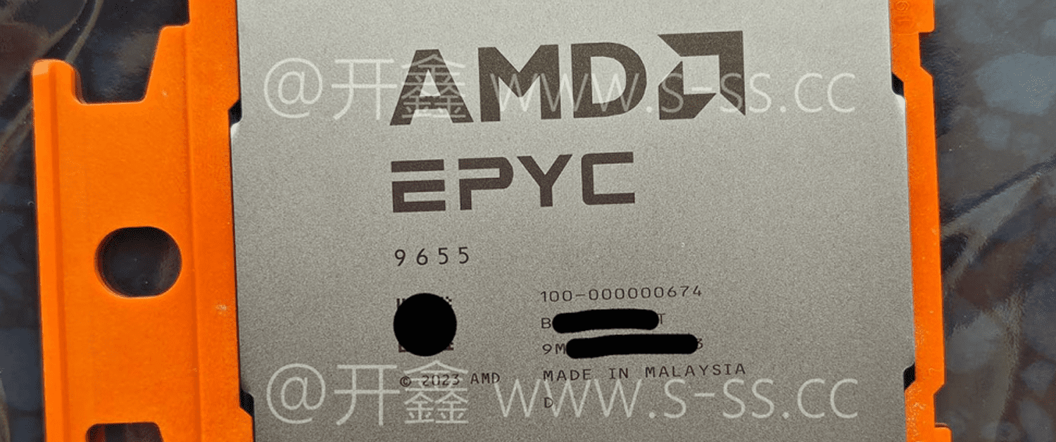 Primeiras amostras de CPUs AMD EPYC de 5ª geração vazam na internet